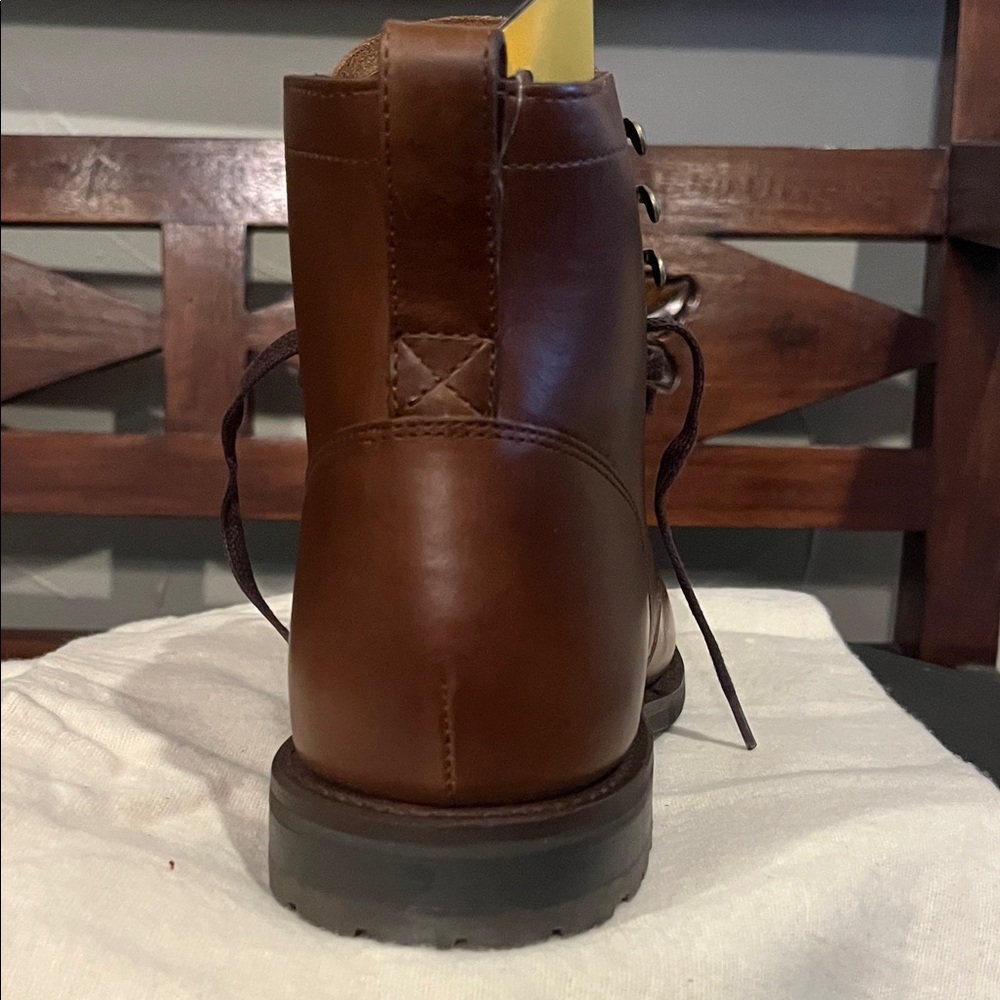 NWT J. Crew Kenton Leather Cap Toe Boot. Size 9.5 - Picture 8 of 14